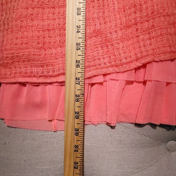 Soft Surroundings Linen Top Tunic Women 1X Orange 2 Piece Cami Fish Net Lay - Picture 11 of 12